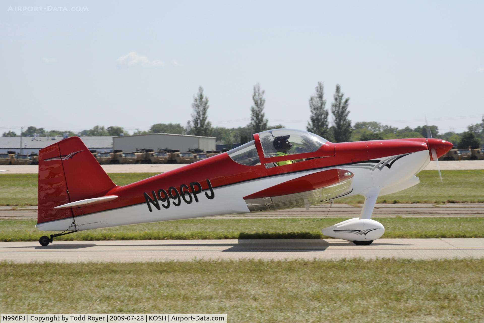 N996PJ, 2002 Vans RV-6 C/N 23456, EAA AIRVENTURE 2009