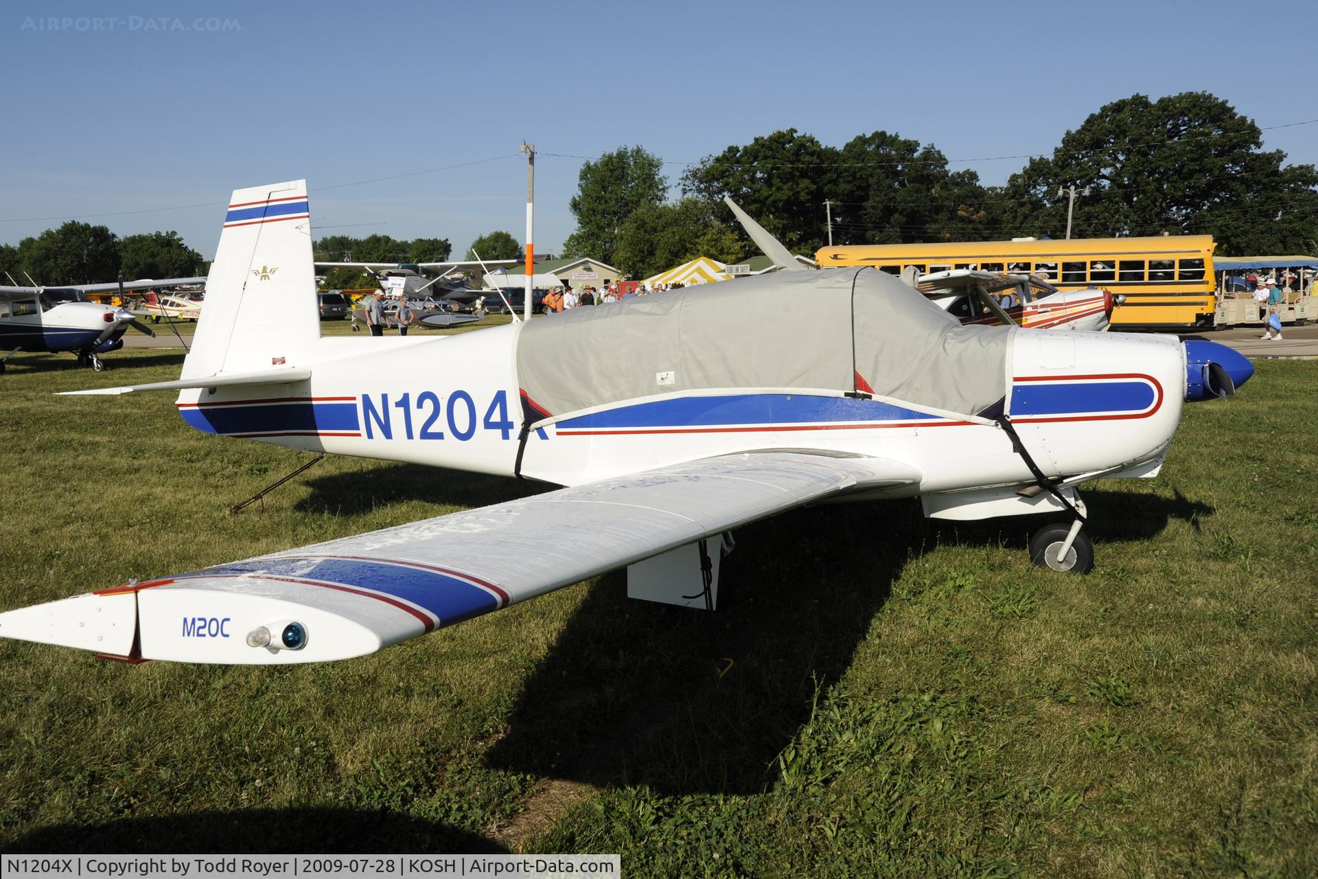 N1204X, 1963 Mooney M20C Ranger C/N 2607, EAA AIRVENTURE 2009