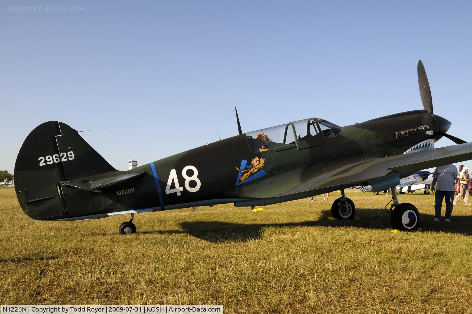 N1226N, Curtiss P-40N Warhawk C/N 29629, EAA AIRVENTURE 2009