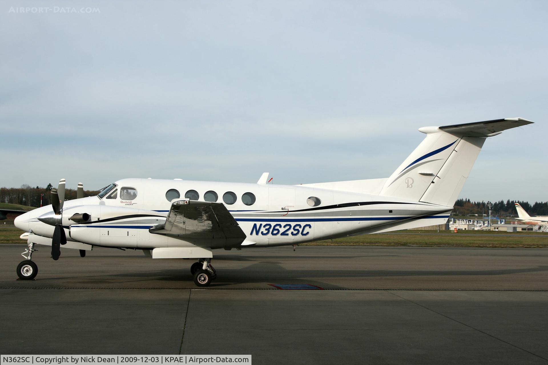 N362SC, 2008 Hawker Beechcraft B200GT King Air C/N BY-61, KPAE