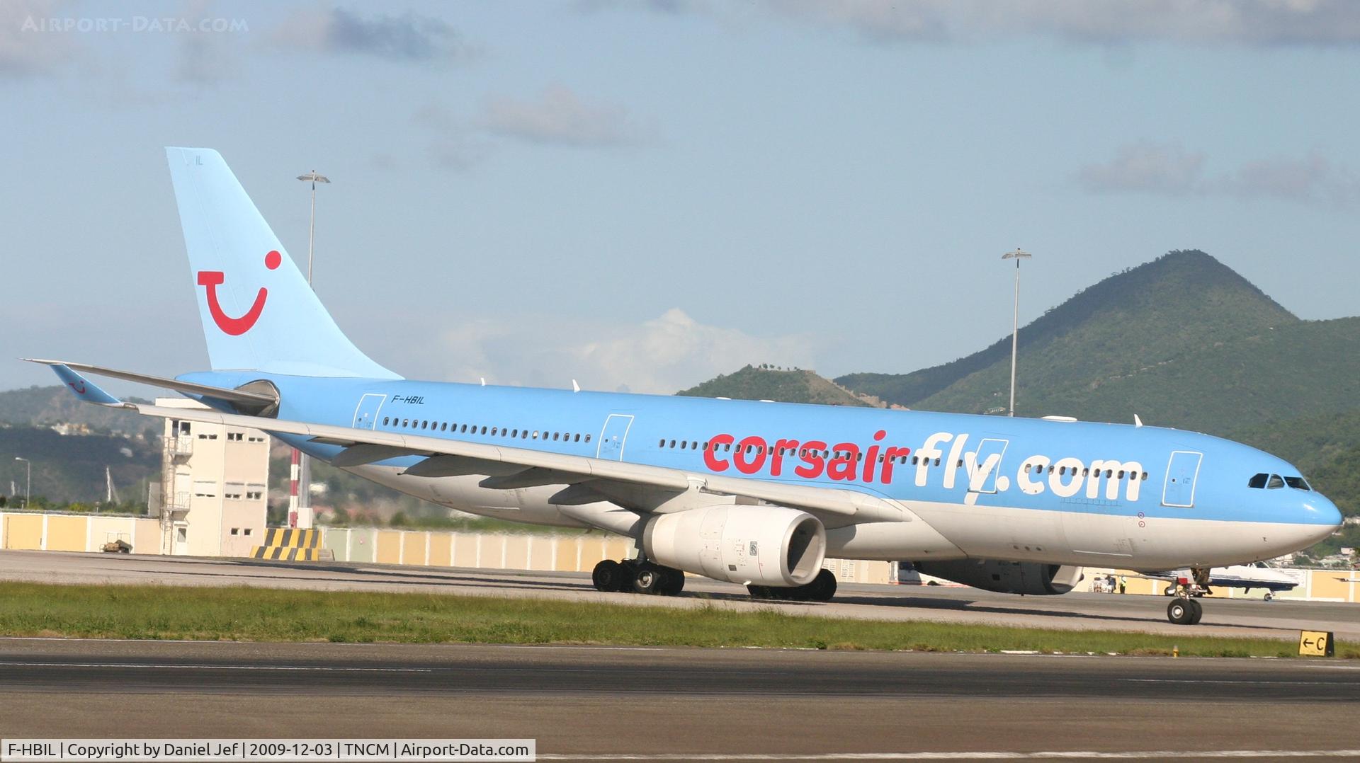 F-HBIL, 2000 Airbus A330-243 C/N 320, Corsair holding at the exit C befor back tracking to A