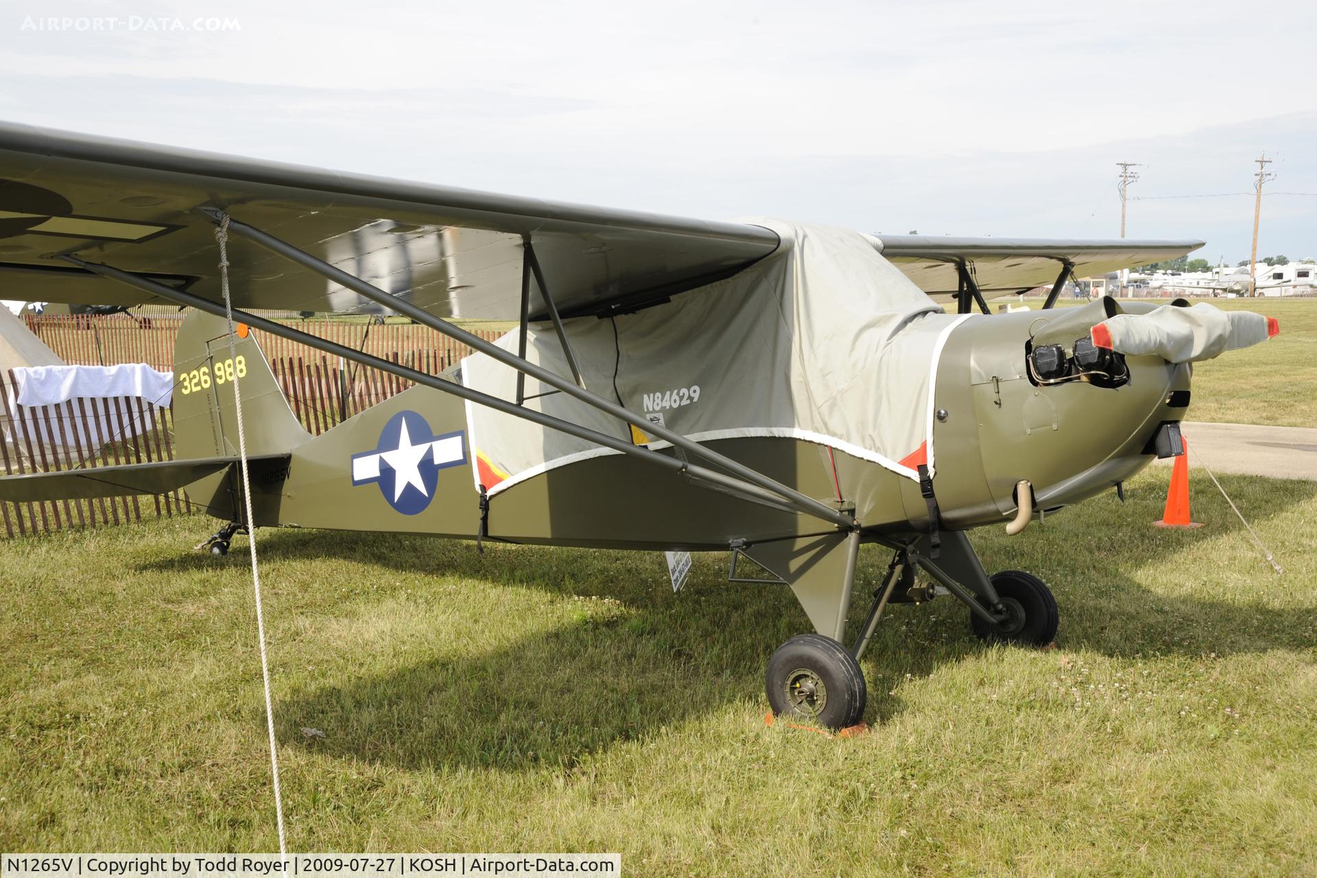 N1265V, 1943 Aeronca 0-58B Grasshopper C/N 058B11253, EAA AIRVENTURE 2009