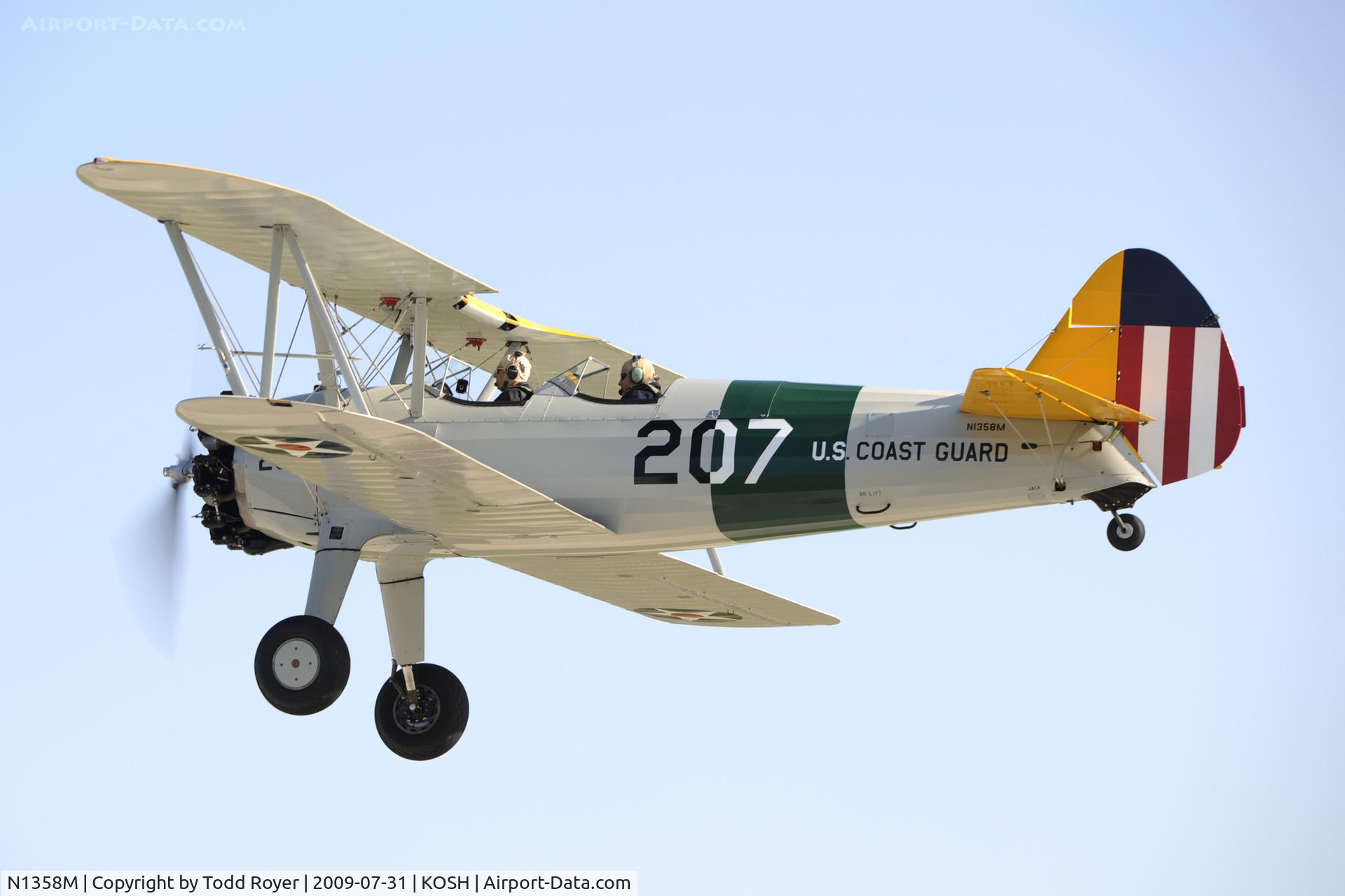 N1358M, 1941 Boeing B75N1 C/N 75-1229, EAA AIRVENTURE 2009