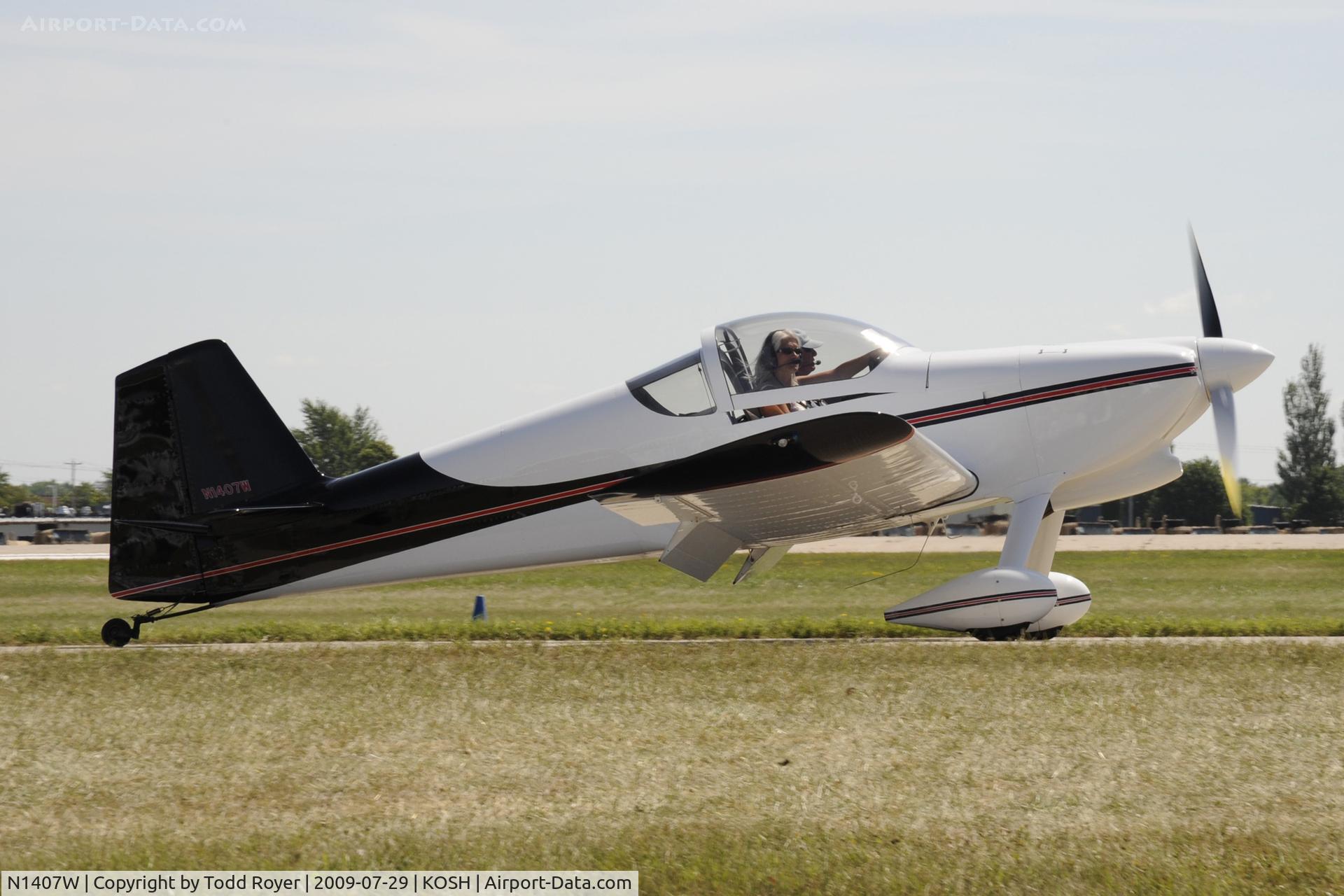 N1407W, 2007 Vans RV-6 C/N 60382, EAA AIRVENTURE 2009