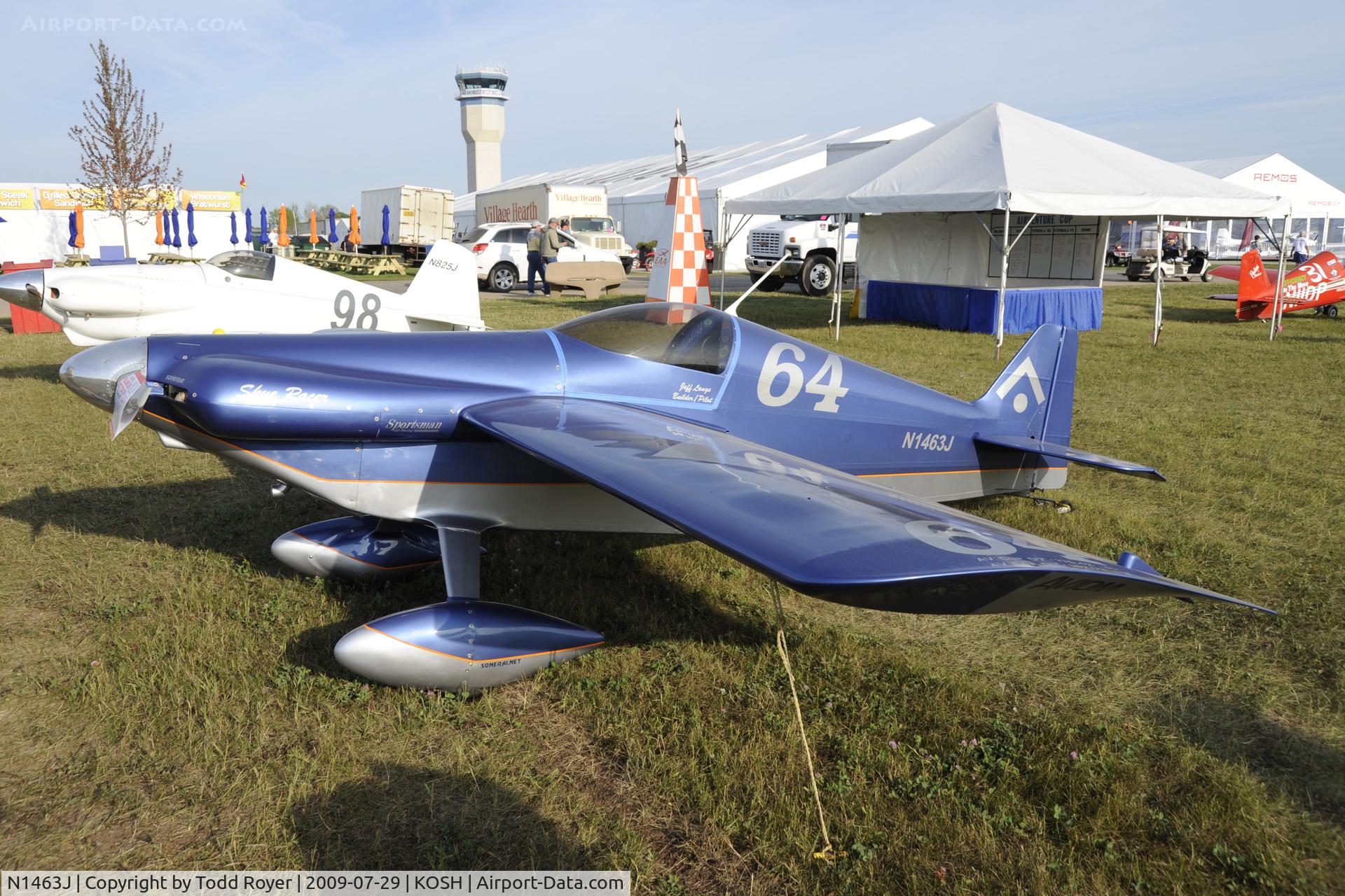 N1463J, 2002 Monnett Sonerai I C/N 109, EAA AIRVENTURE 2009