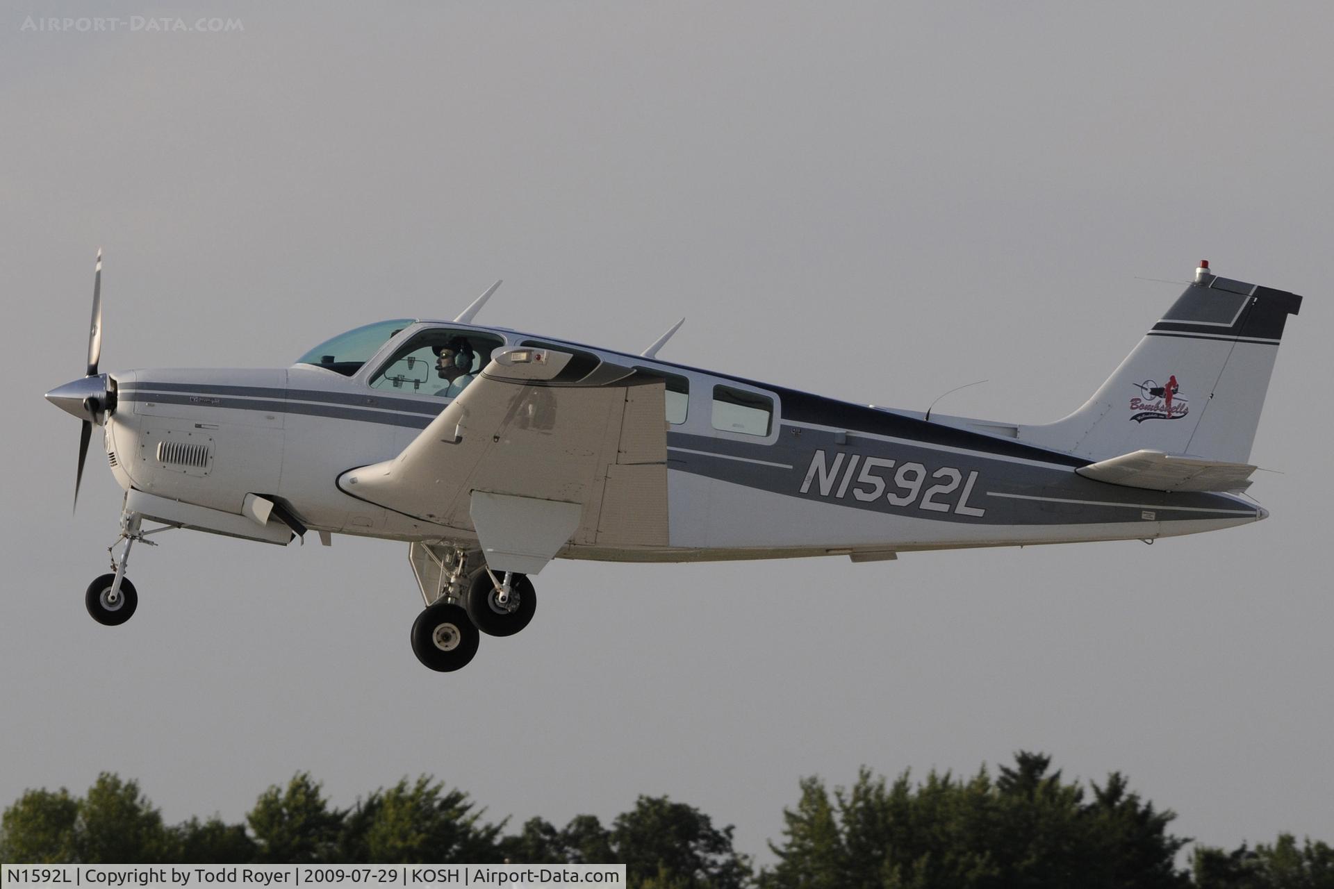 N1592L, 1976 Beech A36 Bonanza 36 C/N E-832, EAA AIRVENTURE 2009