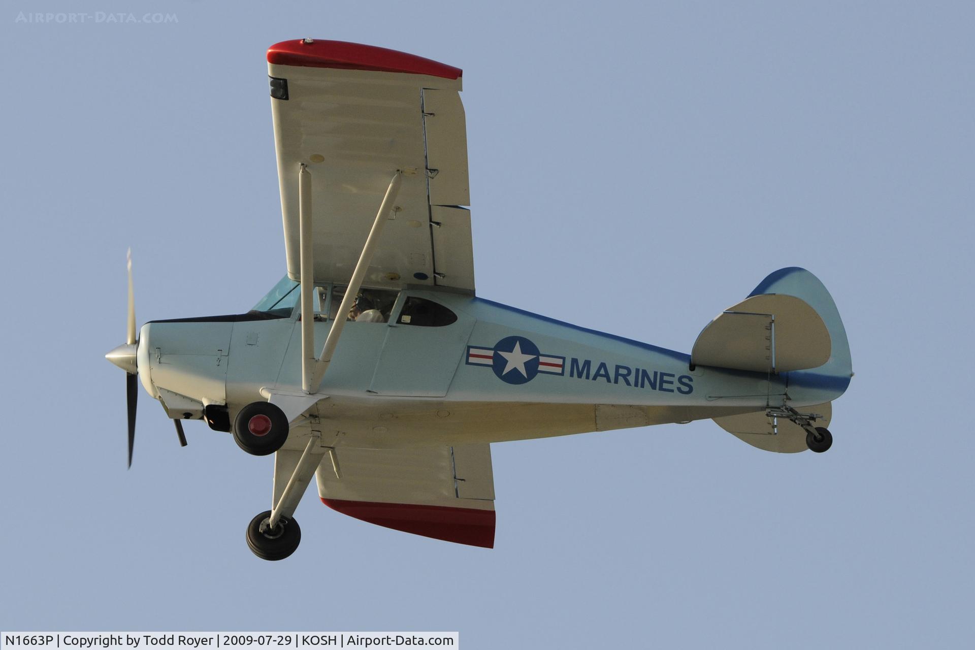 N1663P, 1955 Piper PA-22 C/N 22-3089, EAA AIRVENTURE 2009