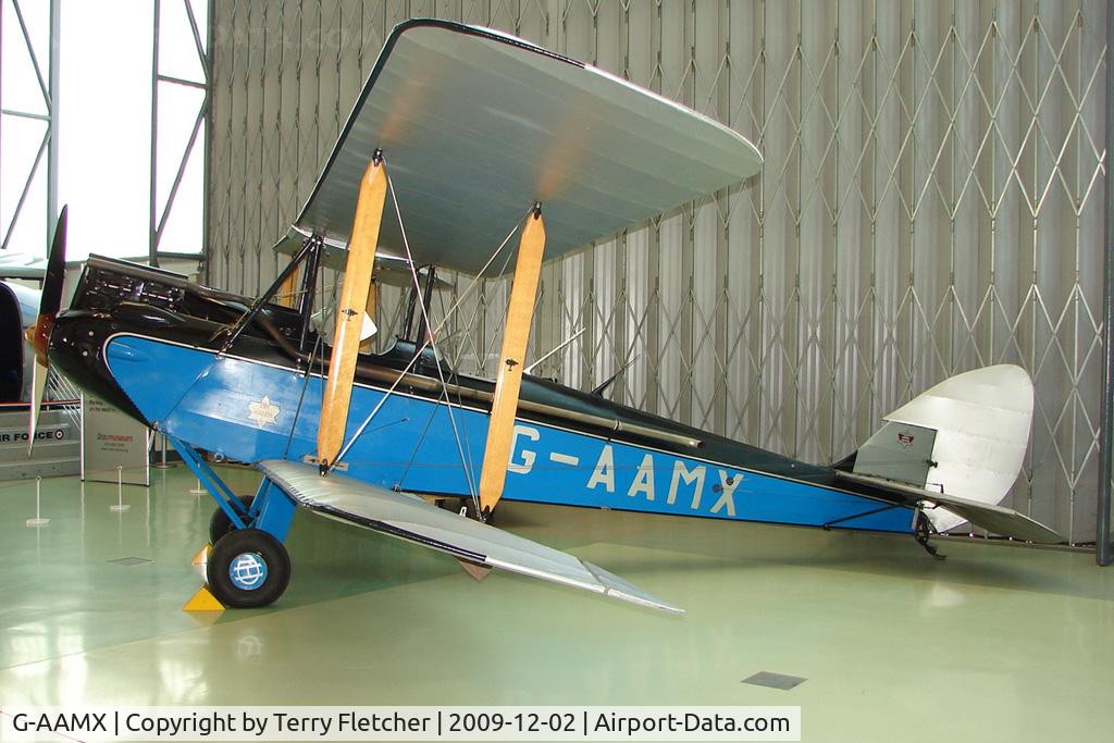 G-AAMX, 1929 De Havilland DH60M Gipsy Moth C/N 125, exhibited in the RAF Museum Hendon , UK