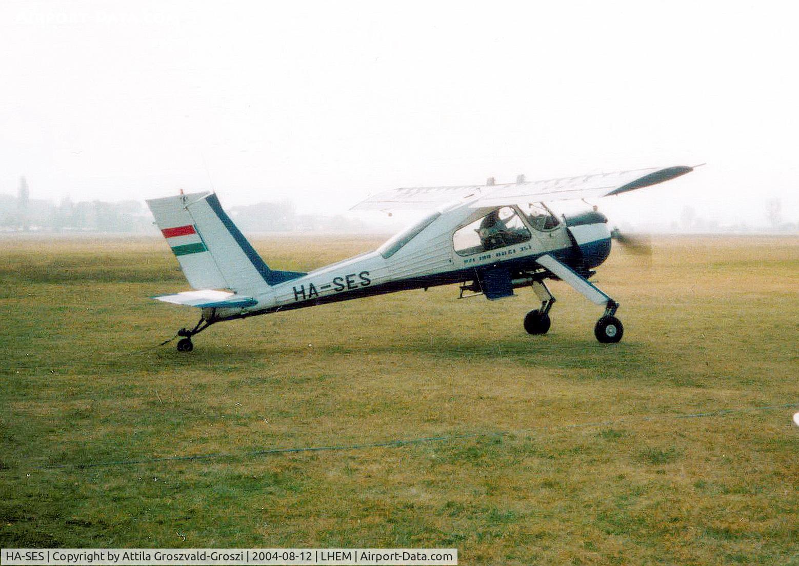 HA-SES, 1989 PZL-Okecie PZL-104 Wilga 35A C/N 20890875, Esztergom Airfield