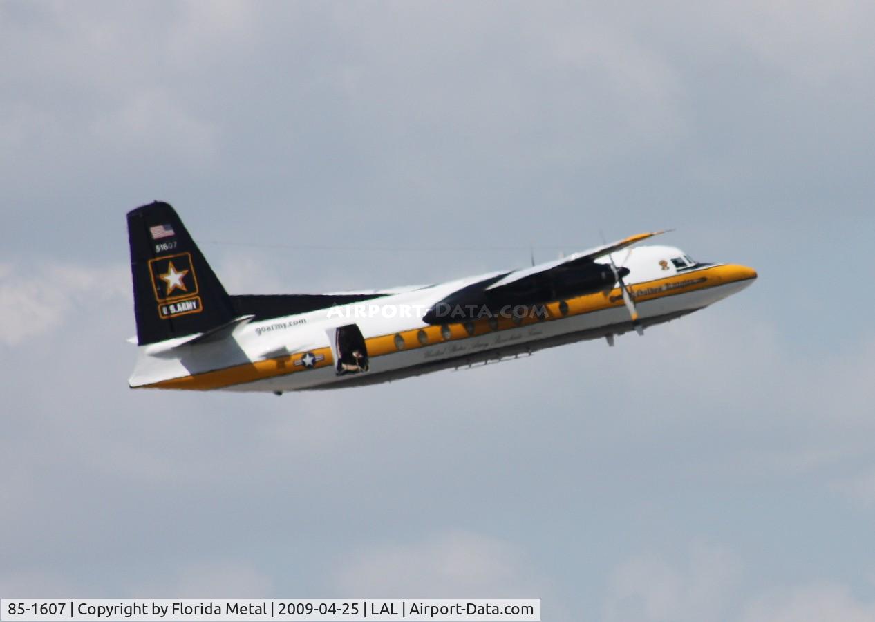 85-1607, 1983 Fokker C-31A (F27-400M) Troopship C/N 10653, C-31A Golden Knights