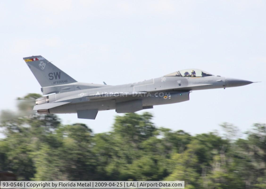 93-0546, 1993 Lockheed F-16C Fighting Falcon C/N CC-181, F-16C