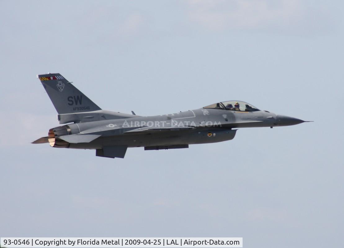 93-0546, 1993 Lockheed F-16C Fighting Falcon C/N CC-181, F-16C