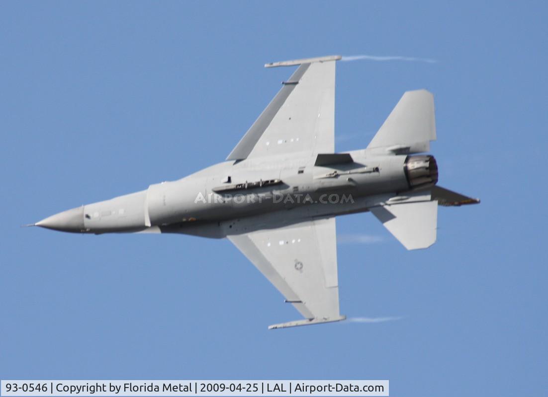 93-0546, 1993 Lockheed F-16C Fighting Falcon C/N CC-181, F-16C