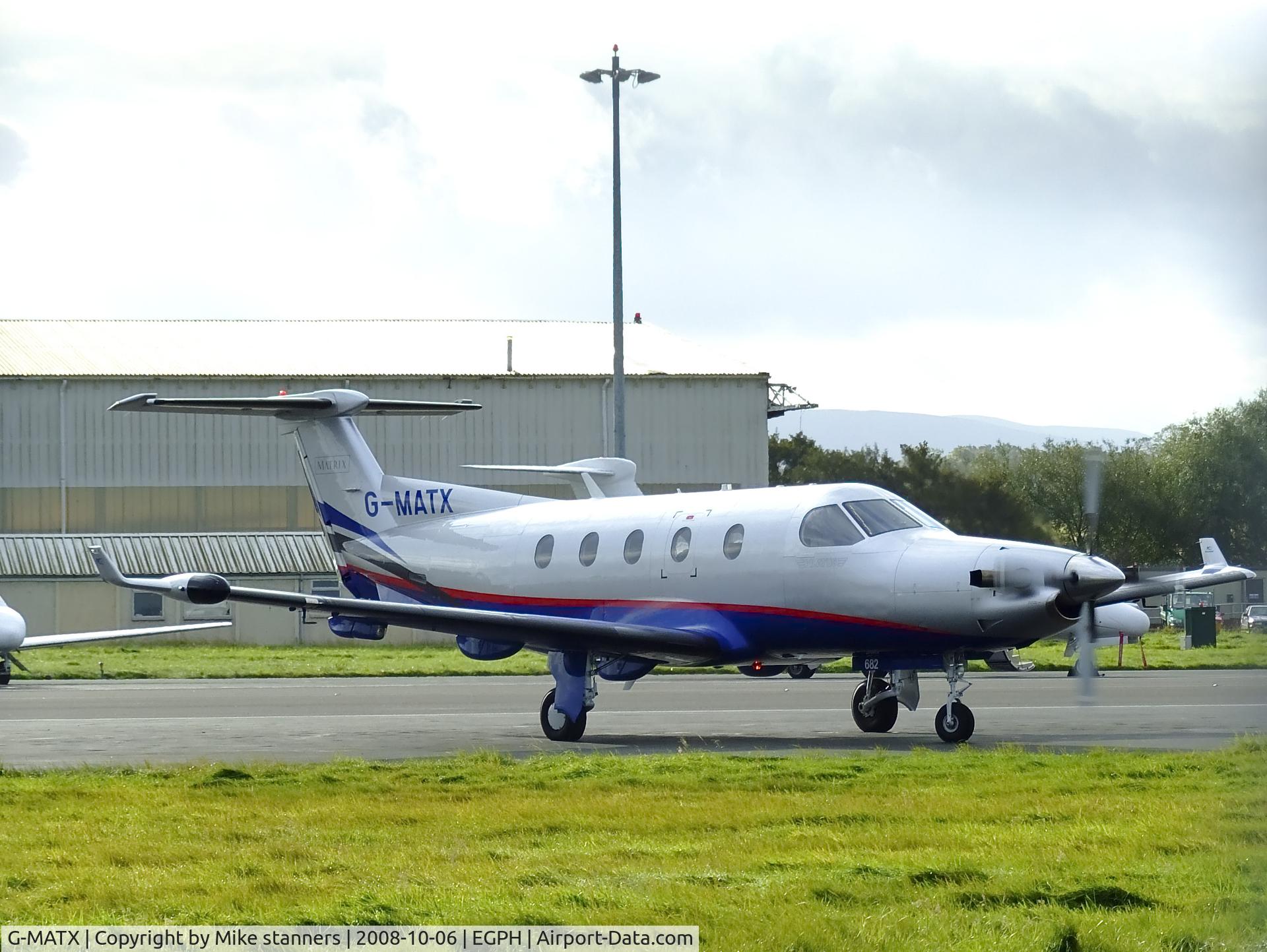 G-MATX, 2005 Pilatus PC-12/45 C/N 682, Air matrix PC-12 At EDI