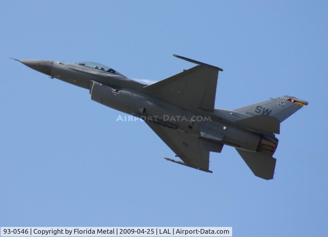 93-0546, 1993 Lockheed F-16C Fighting Falcon C/N CC-181, F-16C
