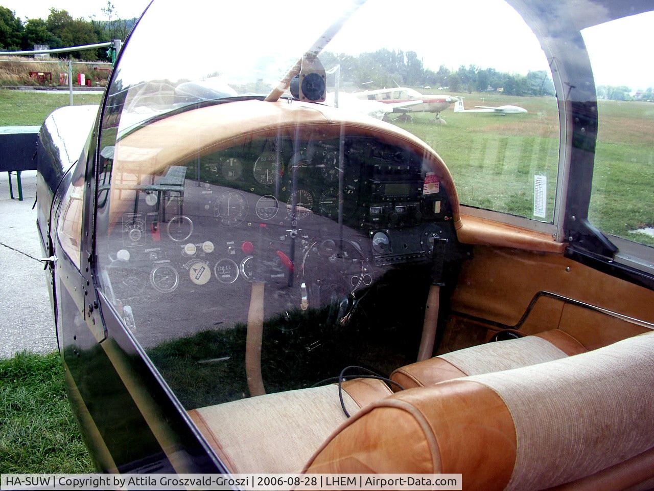 HA-SUW, 1968 Socata MS-893A Rallye Commodore 180 C/N 10934, Cocpit
