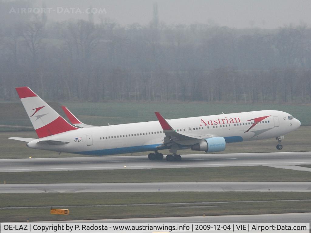 OE-LAZ, 1999 Boeing 767-3Z9 C/N 30331, Taking off RWY 29 bound for the USA