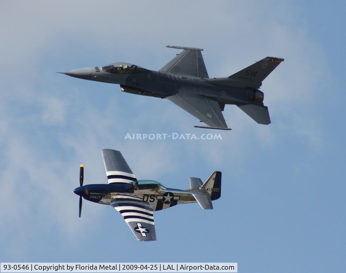 93-0546, 1993 Lockheed F-16C Fighting Falcon C/N CC-181, F-16/P-51 Heritage