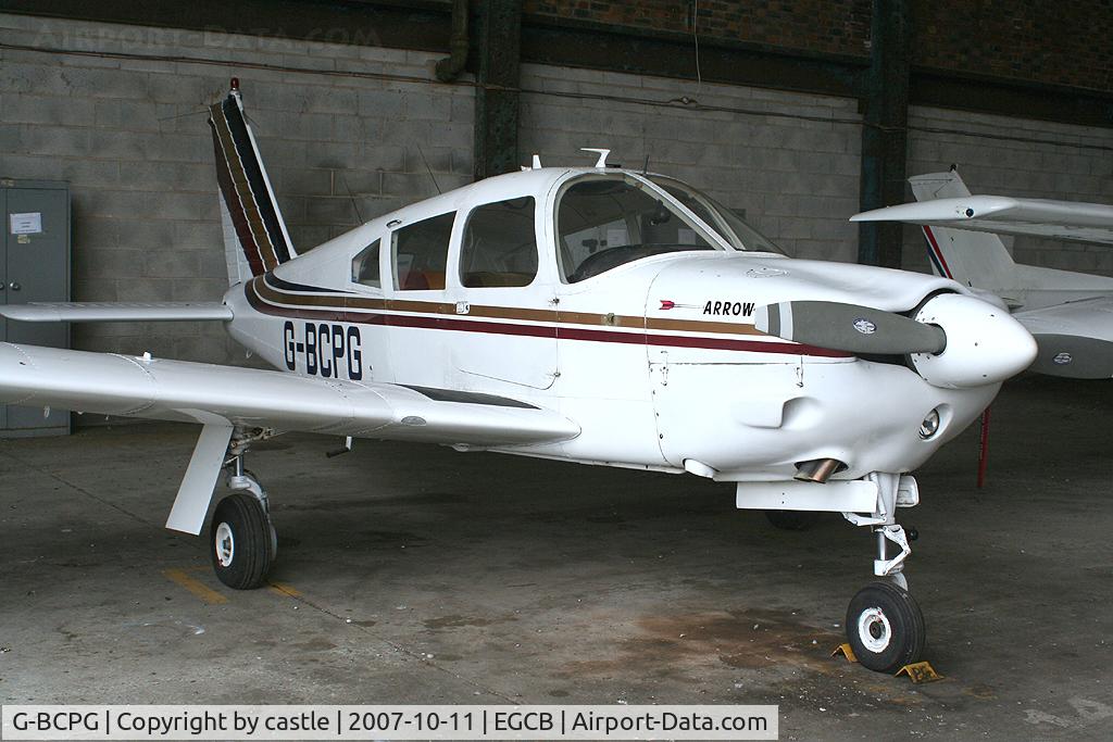 G-BCPG, 1969 Piper PA-28R-200 Cherokee Arrow C/N 28R-35705, seen @ Barton