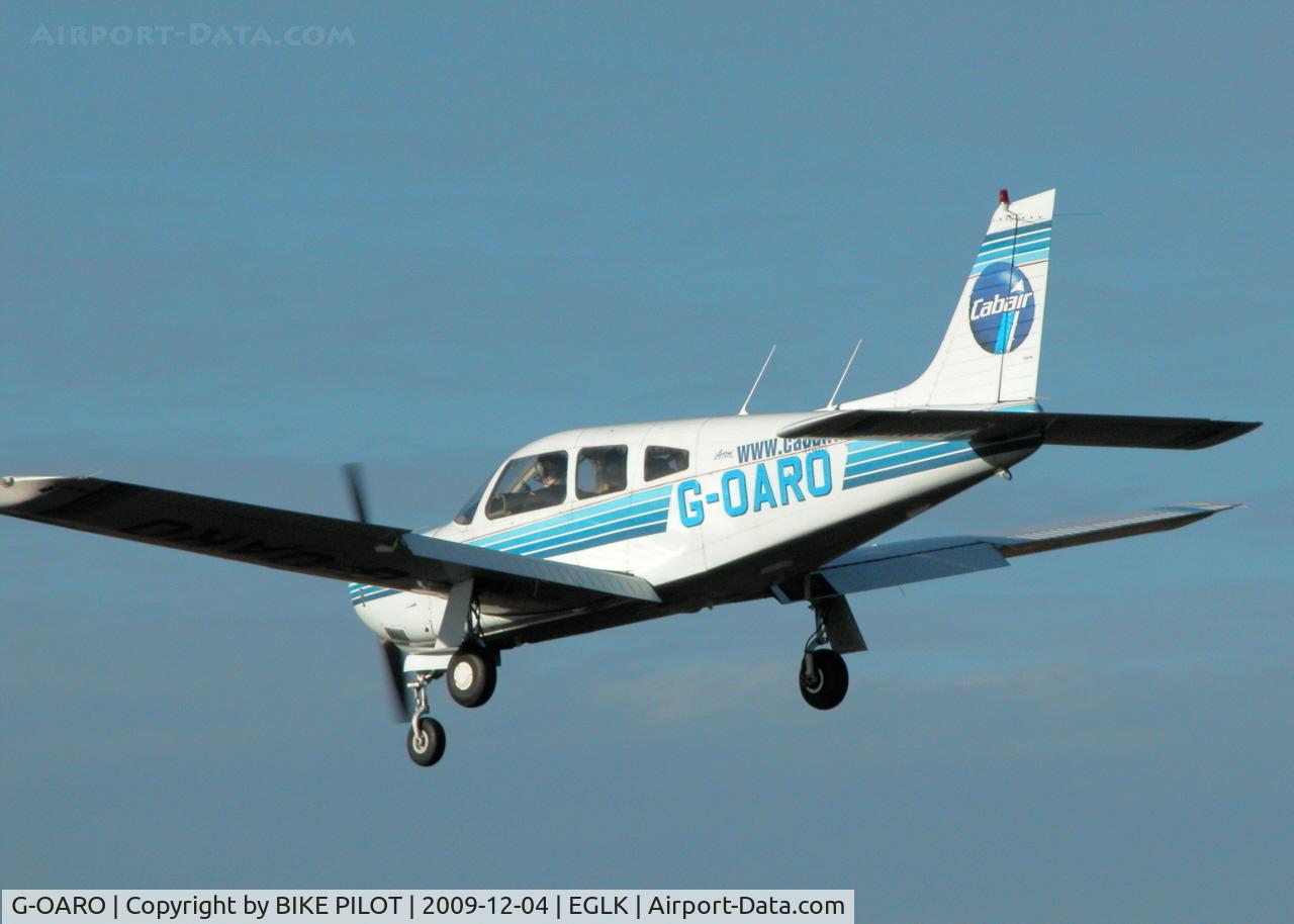 G-OARO, 1988 Piper PA-28R-201 Cherokee Arrow III C/N 2837006, CIRCUIT BASHING