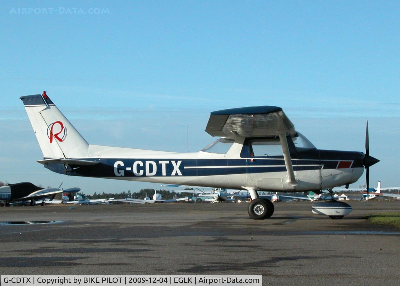 G-CDTX, 1979 Reims F152 C/N 1662, RESIDENT REDAIR TRAINER