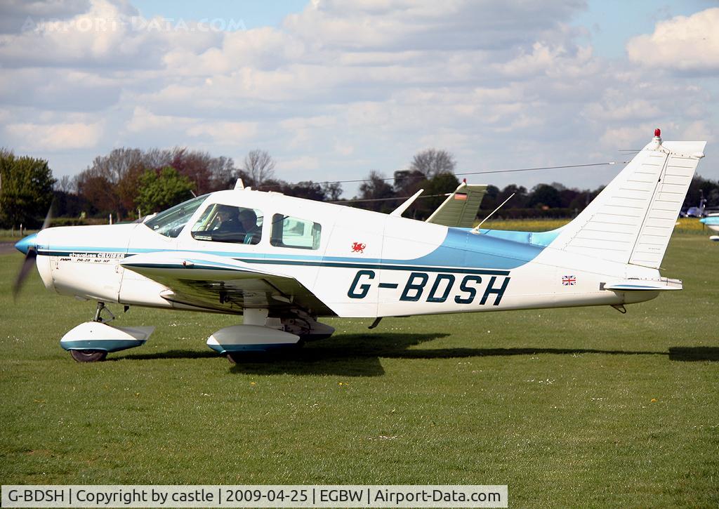 G-BDSH, 1975 Piper PA-28-140 Cherokee Cruiser C/N 28-7625063, seen @ Wellesbourne Mountford