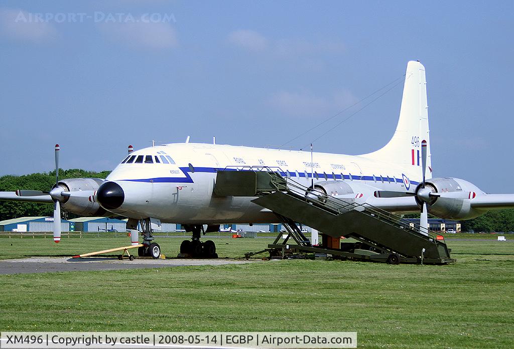 XM496, 1959 Bristol Britannia C.1 (175 Britannia 253F) C/N 13508, seen @ Kemble