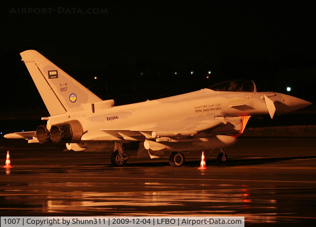 1007, 2009 Eurofighter EF-2000 Typhoon F2 C/N CS007/BS050/193, Parked at the General Aviation area for a night stop...