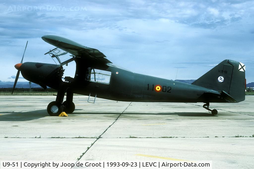 U9-51, CASA C-127 C/N 479, In 1993 ALA 11 had one Do-27 on charge for light transport work.