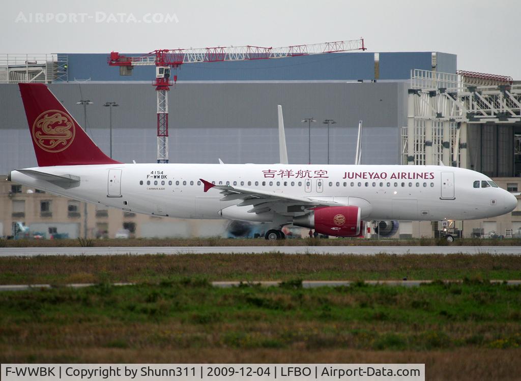 F-WWBK, 2009 Airbus A320-214 C/N 4154, C/n 4154