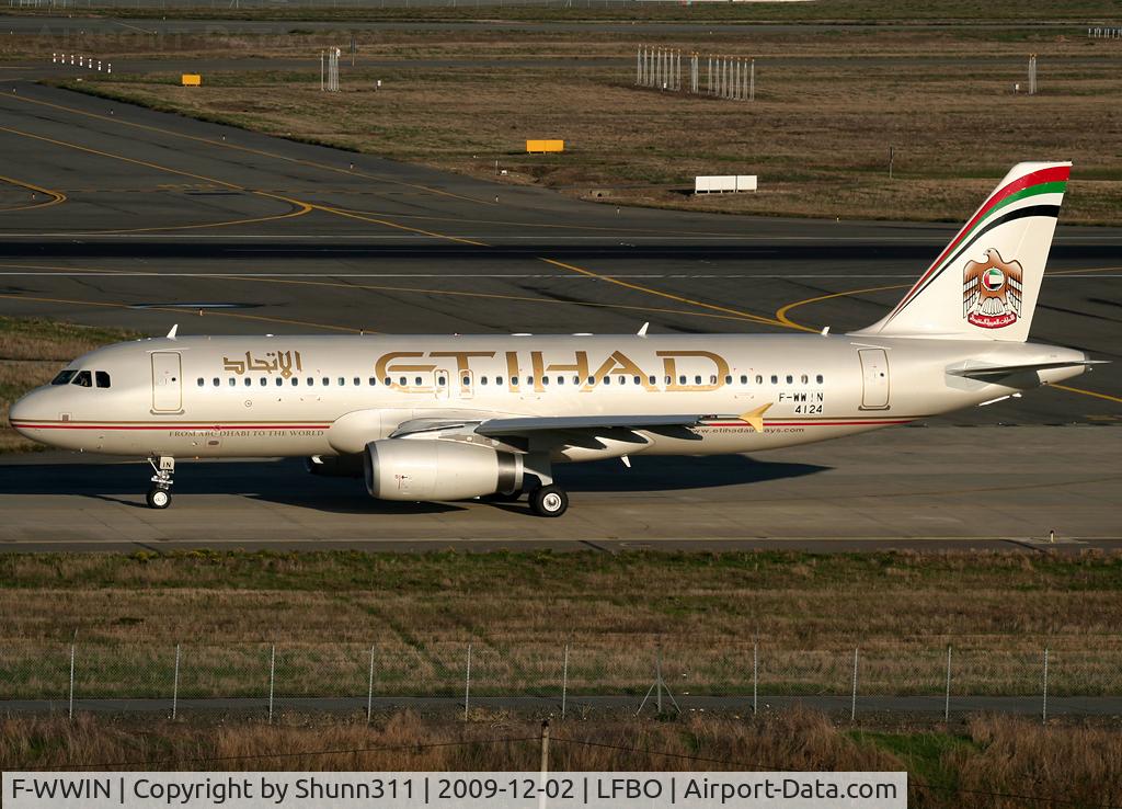 F-WWIN, 2009 Airbus A320-232 C/N 4124, C/n 4124 - To be A6-EIN