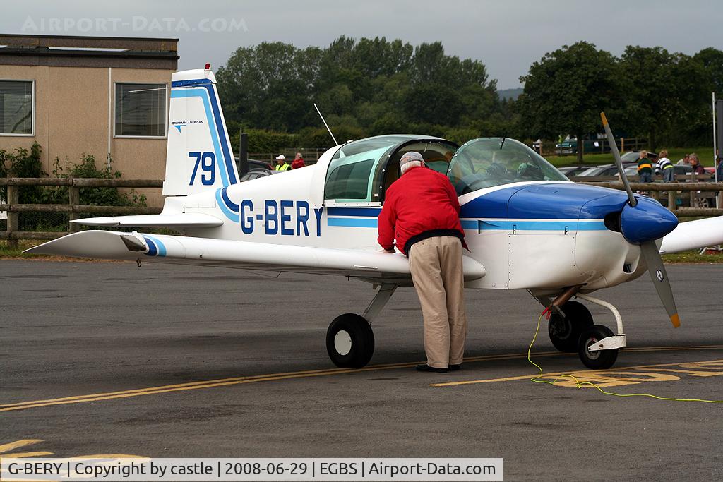 G-BERY, 1973 Grumman American AA-1B Trainer C/N AA1B-0193, seen @ Shobdon