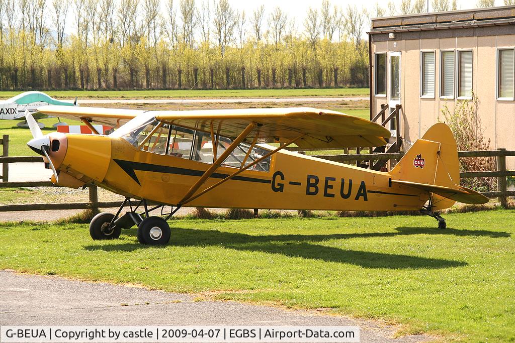 G-BEUA, 1964 Piper PA-18-150 Super Cub C/N 18-8212, seen @ Shobdon