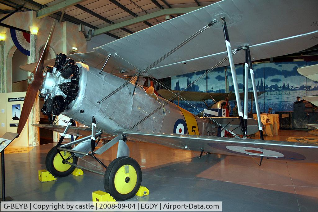 G-BEYB, 1979 Fairey Flycatcher (Westward Airways Ltd replica) C/N WA3, seen @ Yeovilton