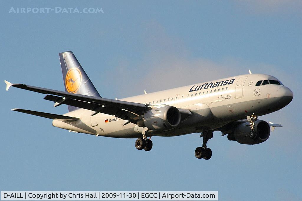 D-AILL, 1997 Airbus A319-114 C/N 689, Lufthansa