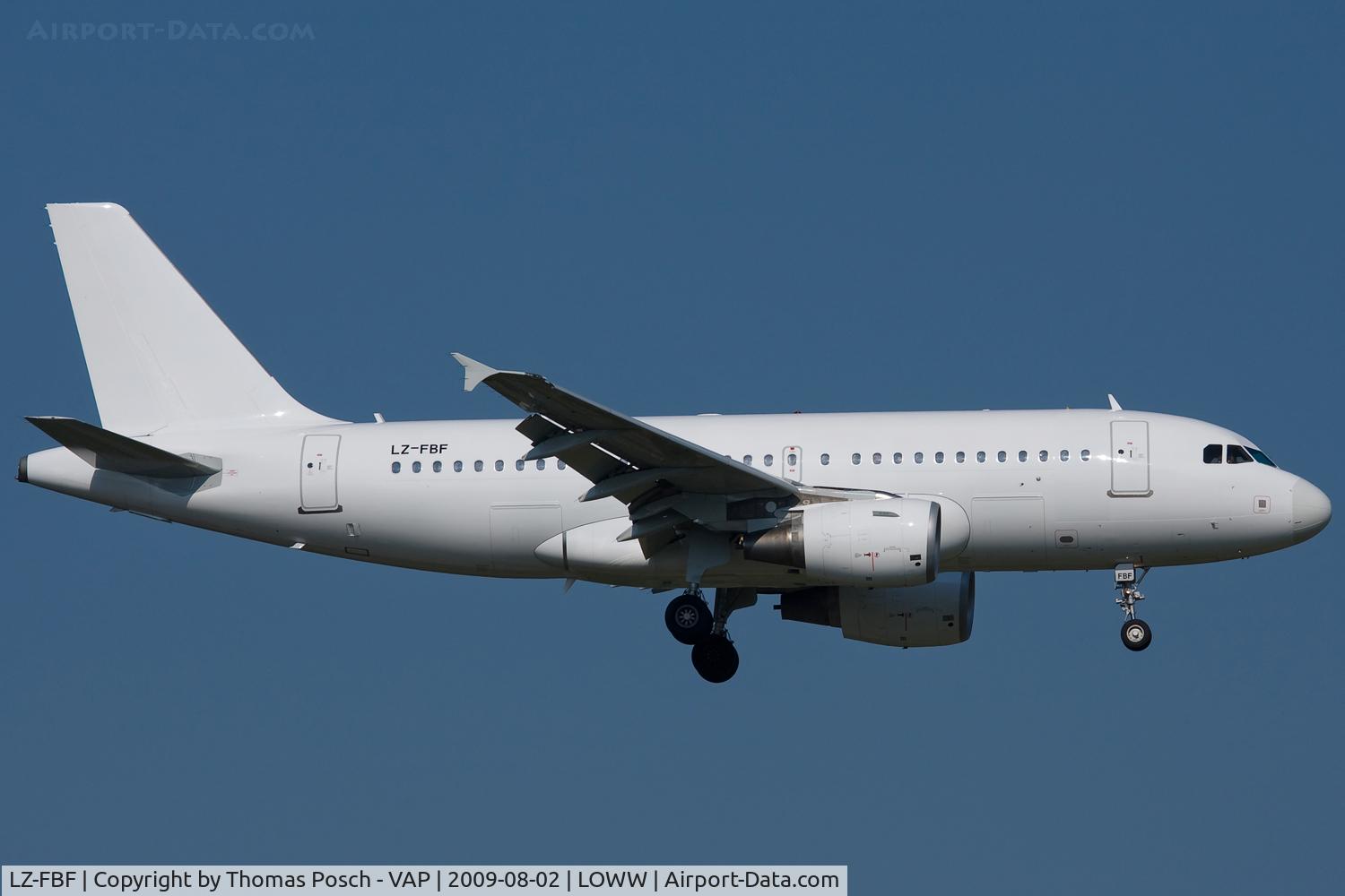 LZ-FBF, 2007 Airbus A319-111 C/N 3028, Bulgaria Air
