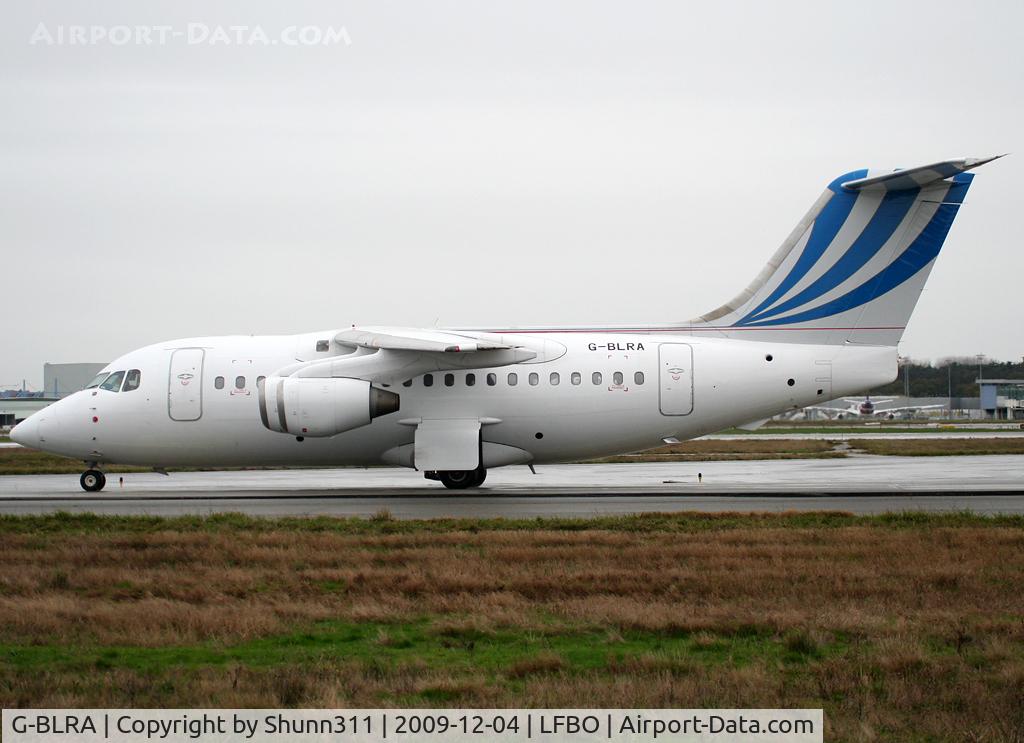 G-BLRA, 1984 British Aerospace BAe.146-100 C/N E1017, Taxiing to the old terminal...