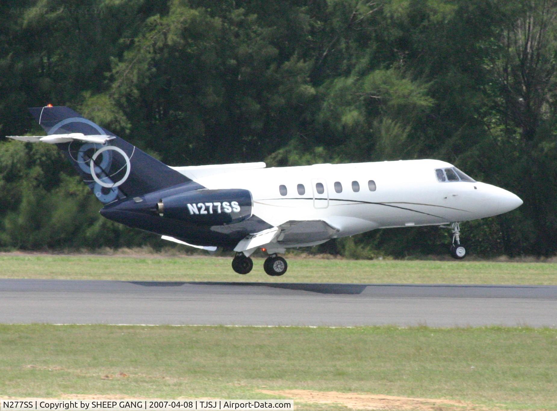 N277SS, 1985 British Aerospace BAe.125-800A C/N 258028, N277SS Landing at TJSJ