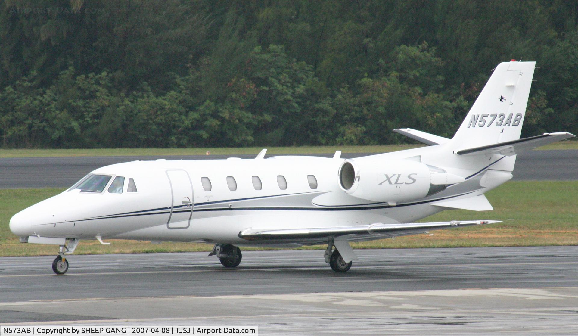 N573AB, 2006 Cessna 560XL C/N 560-5635, A close up of N573AB