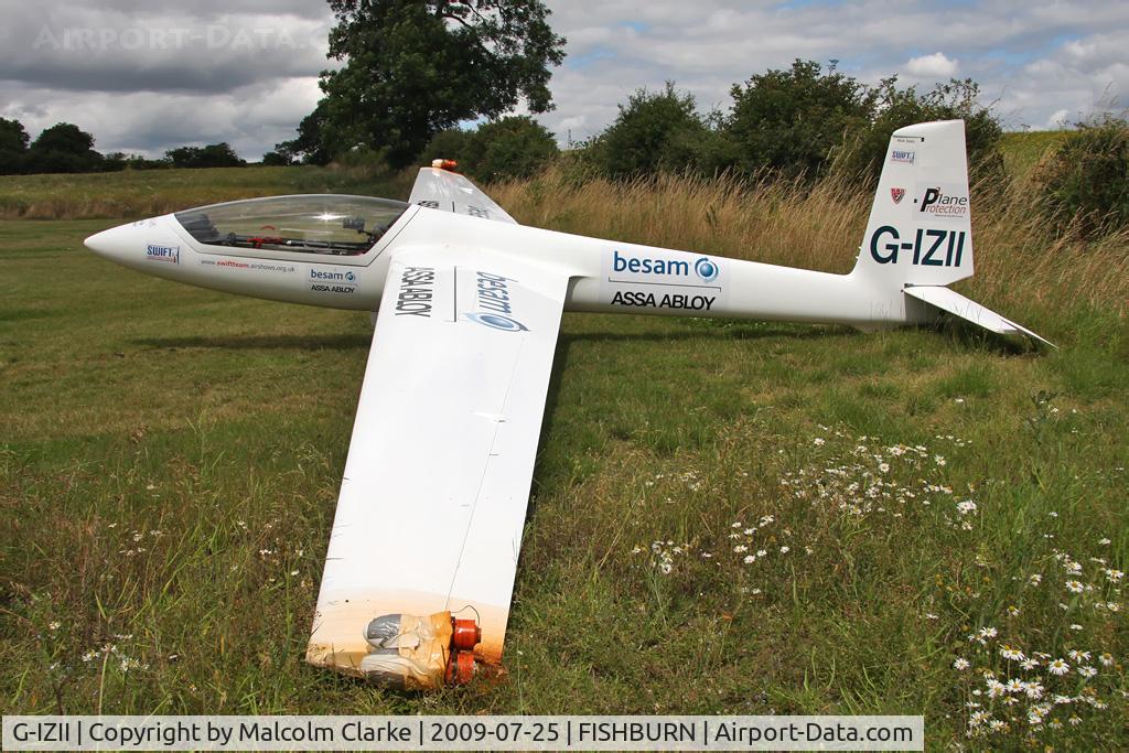 G-IZII, 1993 Marganski Swift S-1 C/N 110, Marganski Swift S-1. Immediately prior to launch to participate in the 2009 Sunderland Airshow. Previously registered as N110LG.
