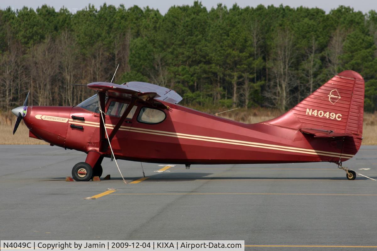 N4049C, 1949 Universal Stinson 108-3 C/N 108-5049, Photo taken at the new Halifax-Northampton Regional Airport.
