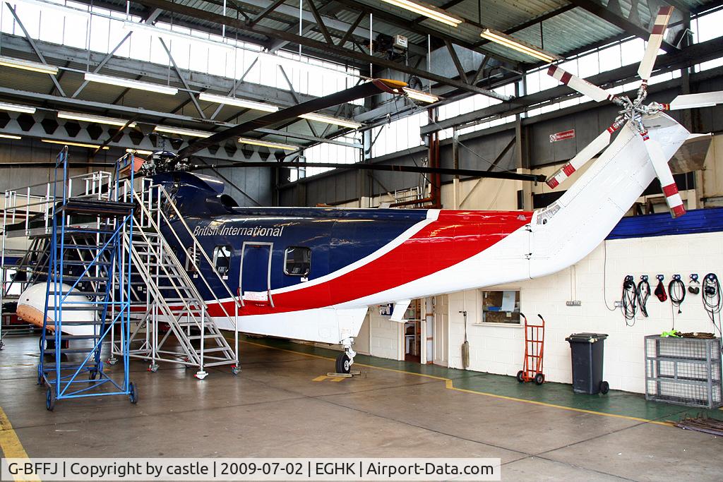 G-BFFJ, 1978 Sikorsky S-61N C/N 61777, seen @ Penzance