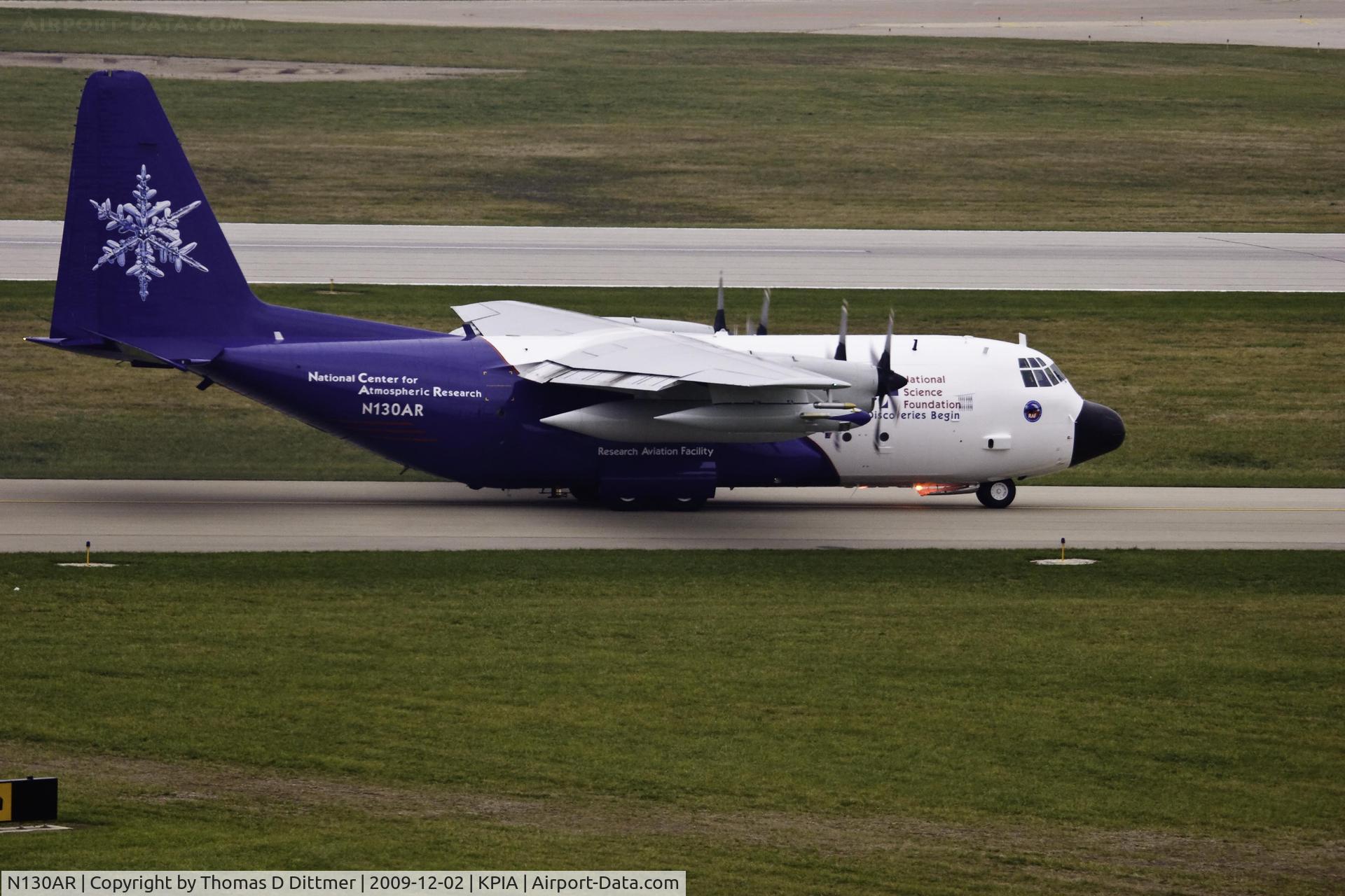N130AR, 1984 Lockheed EC-130Q Hercules C/N 382-4984, N130AR taxies for departure