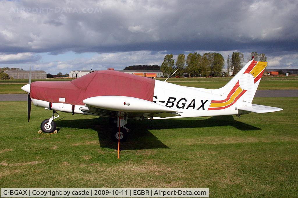 G-BGAX, 1973 Piper PA-28-140 Cherokee C/N 28-7325409, seen @ Breighton