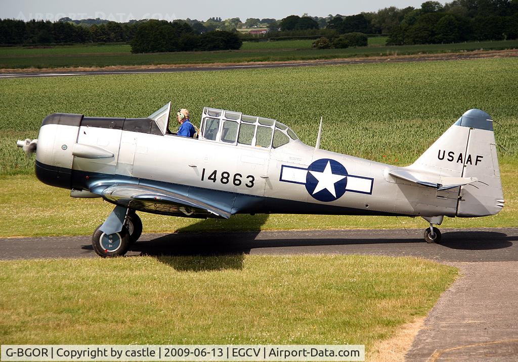 G-BGOR, 1942 North American AT-6D Harvard III C/N 88-14880 (41-33908), seen @ Sleap