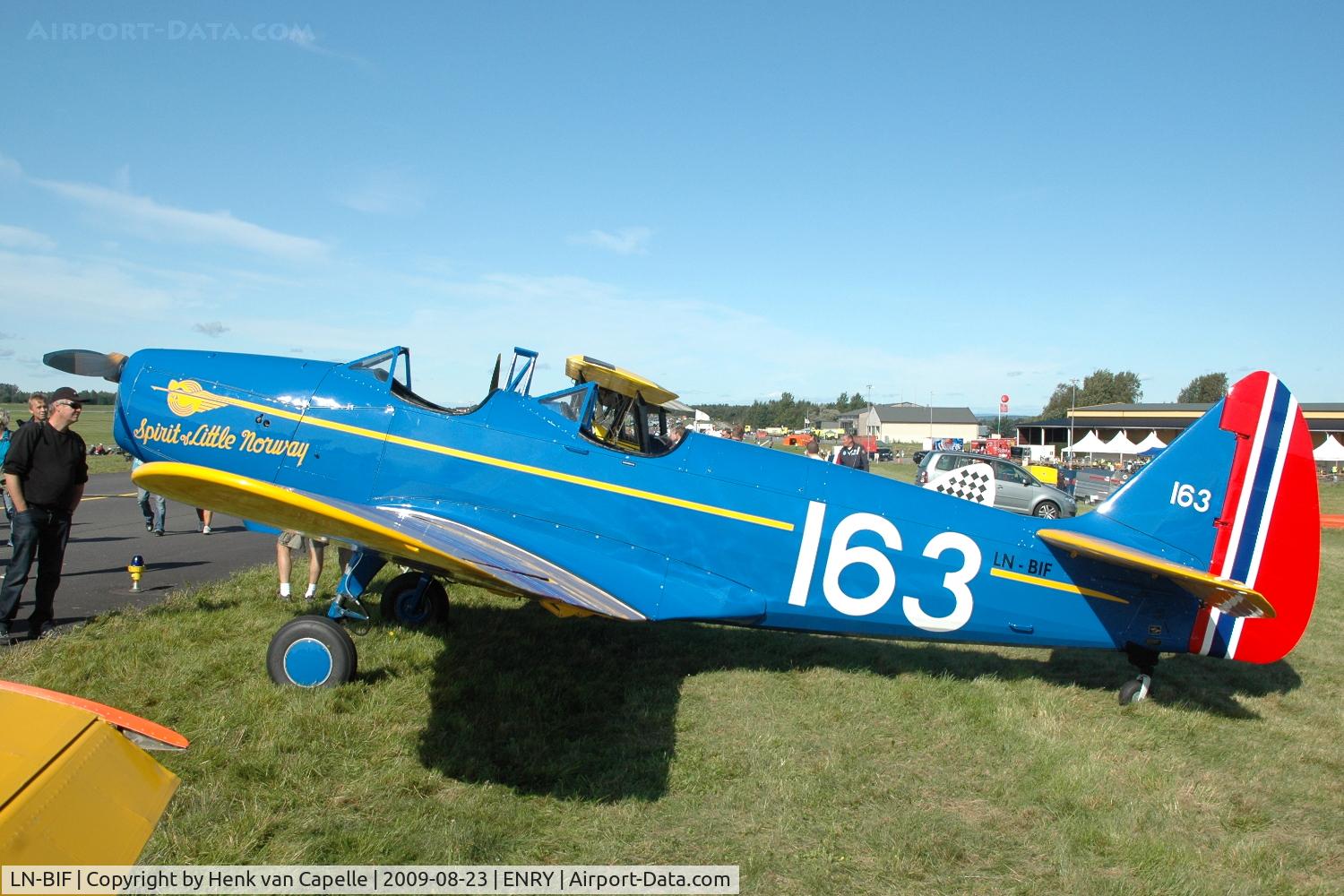 LN-BIF, 1944 Fairchild PT-19A C/N T43-7228, This PT-19A Cornell named 