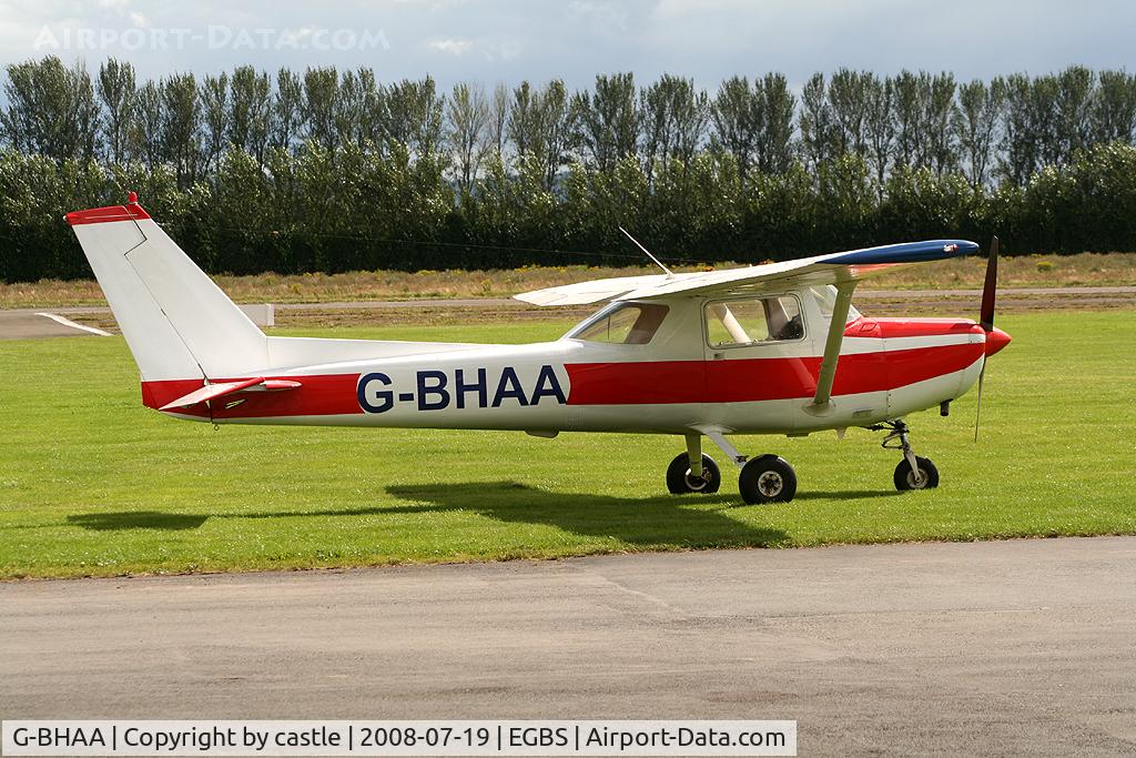 G-BHAA, 1978 Cessna 152 C/N 15281330, seen @ Shobdon
