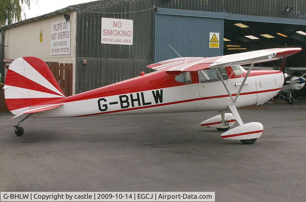 G-BHLW, 1946 Cessna 120 C/N 10210, seen @ Sherburn in Elmet