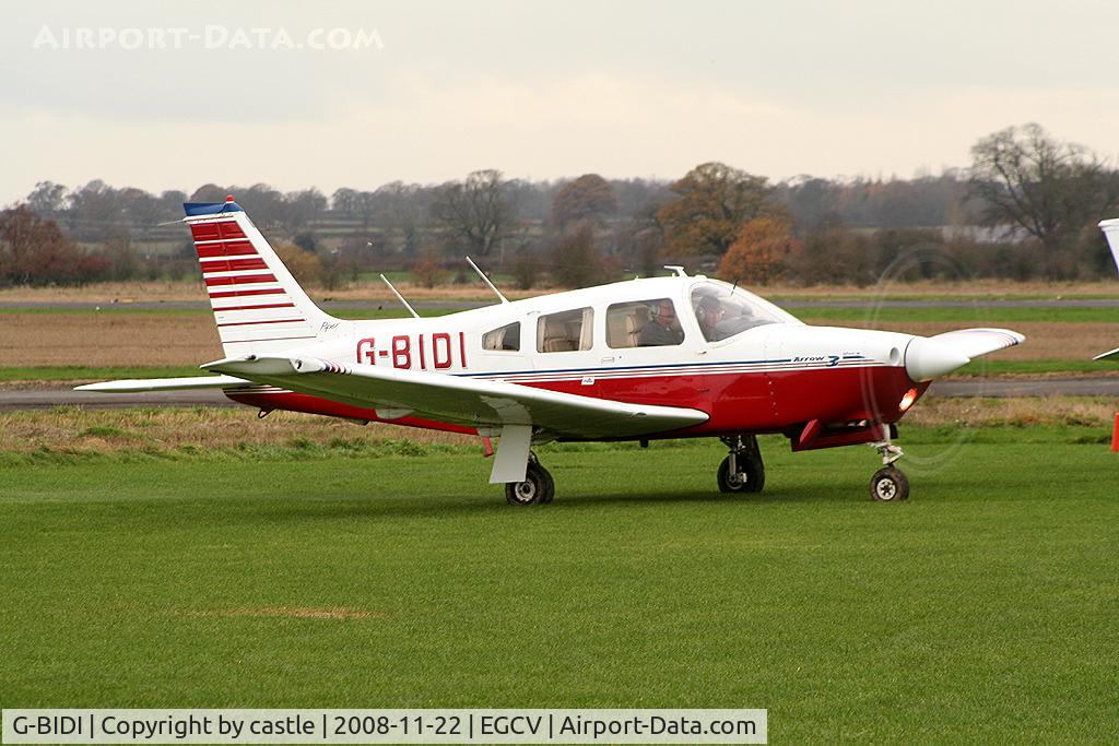 G-BIDI, 1978 Piper PA-28R-201 Cherokee Arrow III C/N 28R-7837135, seen @ Sleap