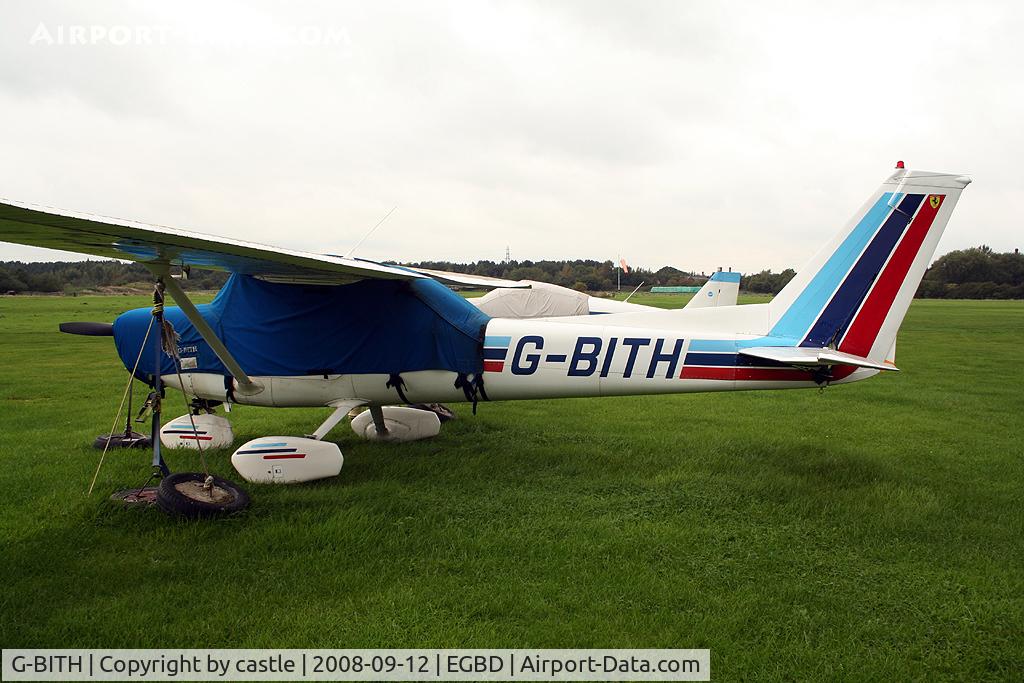 G-BITH, 1981 Reims Cessna F152 C/N 1825, seen @ Derby